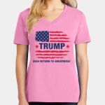 Women's Core Cotton V Neck Tee Thumbnail