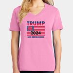 Women's Core Cotton V Neck Tee Thumbnail