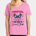 Women's Core Cotton V Neck Tee Thumbnail