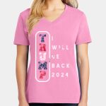 Women's Core Cotton V Neck Tee Thumbnail