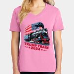 Women's Core Cotton V Neck Tee Thumbnail