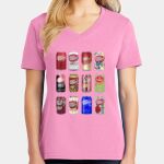 Women's Core Cotton V Neck Tee Thumbnail