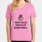 Women's Core Cotton V Neck Tee Thumbnail