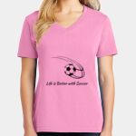 Women's Core Cotton V Neck Tee Thumbnail