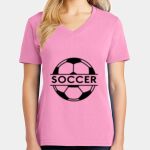 Women's Core Cotton V Neck Tee Thumbnail