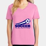Women's Core Cotton V Neck Tee Thumbnail