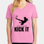 Women's Core Cotton V Neck Tee Thumbnail