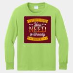 Youth Long Sleeve Core Cotton Tee Thumbnail