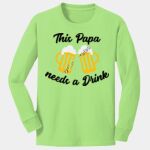 Youth Long Sleeve Core Cotton Tee Thumbnail