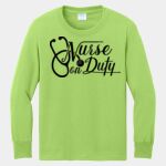 Youth Long Sleeve Core Cotton Tee Thumbnail