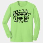 Youth Long Sleeve Core Cotton Tee Thumbnail