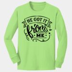 Youth Long Sleeve Core Cotton Tee Thumbnail