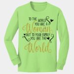 Youth Long Sleeve Core Cotton Tee Thumbnail