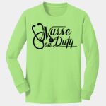 Youth Long Sleeve Core Cotton Tee Thumbnail