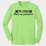 Youth Long Sleeve Core Cotton Tee Thumbnail