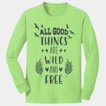 Youth Long Sleeve Core Cotton Tee Thumbnail