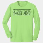 Youth Long Sleeve Core Cotton Tee Thumbnail