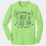 Youth Long Sleeve Core Cotton Tee Thumbnail