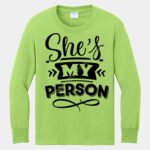 Youth Long Sleeve Core Cotton Tee Thumbnail