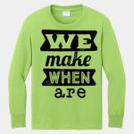 Youth Long Sleeve Core Cotton Tee Thumbnail