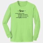 Youth Long Sleeve Core Cotton Tee Thumbnail