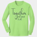 Youth Long Sleeve Core Cotton Tee Thumbnail