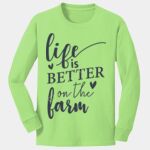 Youth Long Sleeve Core Cotton Tee Thumbnail