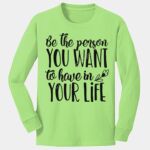 Youth Long Sleeve Core Cotton Tee Thumbnail