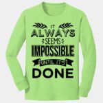 Youth Long Sleeve Core Cotton Tee Thumbnail