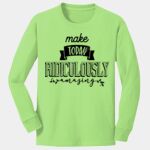 Youth Long Sleeve Core Cotton Tee Thumbnail