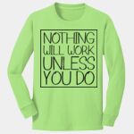 Youth Long Sleeve Core Cotton Tee Thumbnail