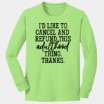 Youth Long Sleeve Core Cotton Tee Thumbnail