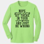 Youth Long Sleeve Core Cotton Tee Thumbnail