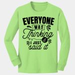 Youth Long Sleeve Core Cotton Tee Thumbnail