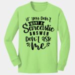 Youth Long Sleeve Core Cotton Tee Thumbnail