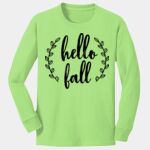 Youth Long Sleeve Core Cotton Tee Thumbnail