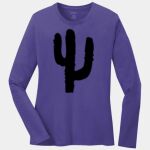 Ladies Long Sleeve Core Cotton Tee Thumbnail