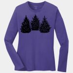 Ladies Long Sleeve Core Cotton Tee Thumbnail