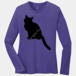 Ladies Long Sleeve Core Cotton Tee Thumbnail