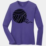 Ladies Long Sleeve Core Cotton Tee Thumbnail