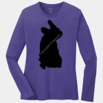 Ladies Long Sleeve Core Cotton Tee Thumbnail