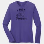 Ladies Long Sleeve Core Cotton Tee Thumbnail