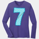 Ladies Long Sleeve Core Cotton Tee Thumbnail