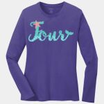 Ladies Long Sleeve Core Cotton Tee Thumbnail