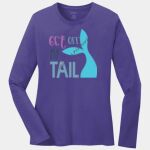 Ladies Long Sleeve Core Cotton Tee Thumbnail