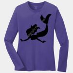 Ladies Long Sleeve Core Cotton Tee Thumbnail