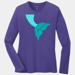 Ladies Long Sleeve Core Cotton Tee Thumbnail