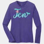 Ladies Long Sleeve Core Cotton Tee Thumbnail
