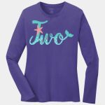 Ladies Long Sleeve Core Cotton Tee Thumbnail