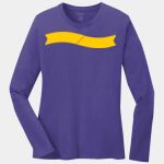 Ladies Long Sleeve Core Cotton Tee Thumbnail